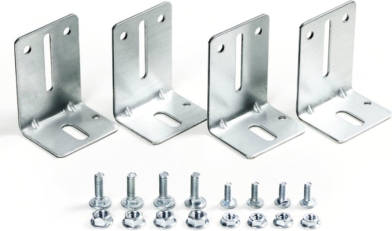 Granatan Garage Door Track Jamb Bracket J6, 4 Pack Garage Door Track Bracket, Heavy Duty Garage Door Parts for Garage Door Reinforcement - Image 1